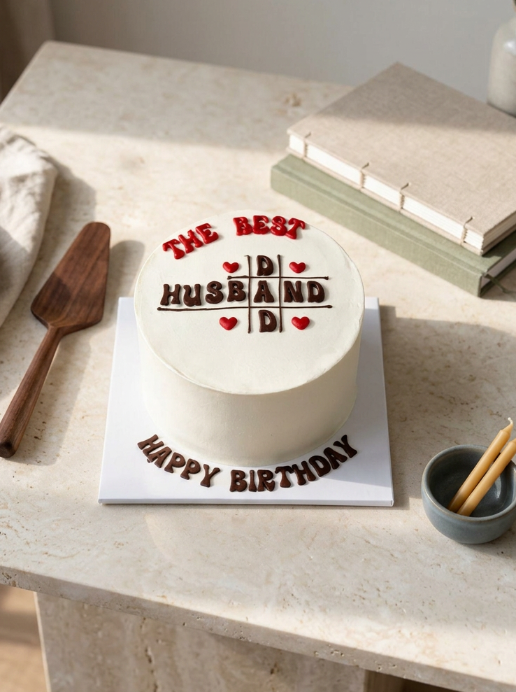 Best Husband & Dad Celebration Cake