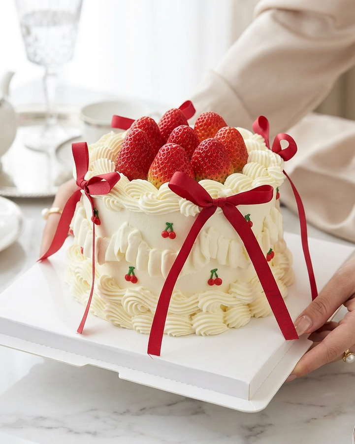 Vintage Ribbon cake