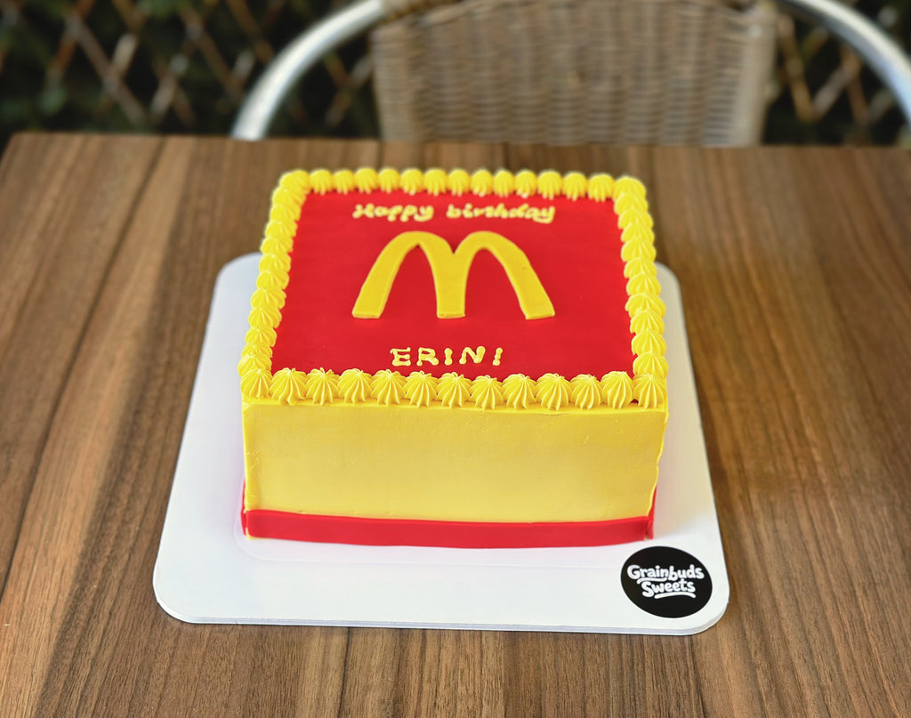 McDonald's-themed cake