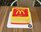 McDonald's-themed cake
