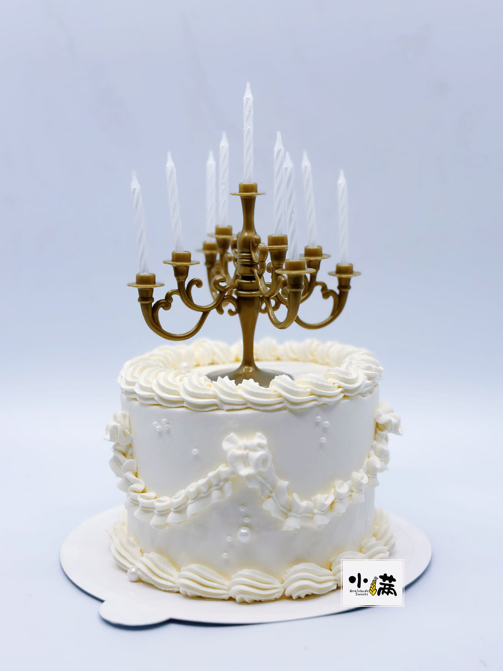 Loretta Vintage Candelabrum Cake