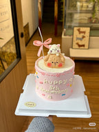Cute Kitten & Puppy Cake