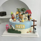 Bluey Theme Cake