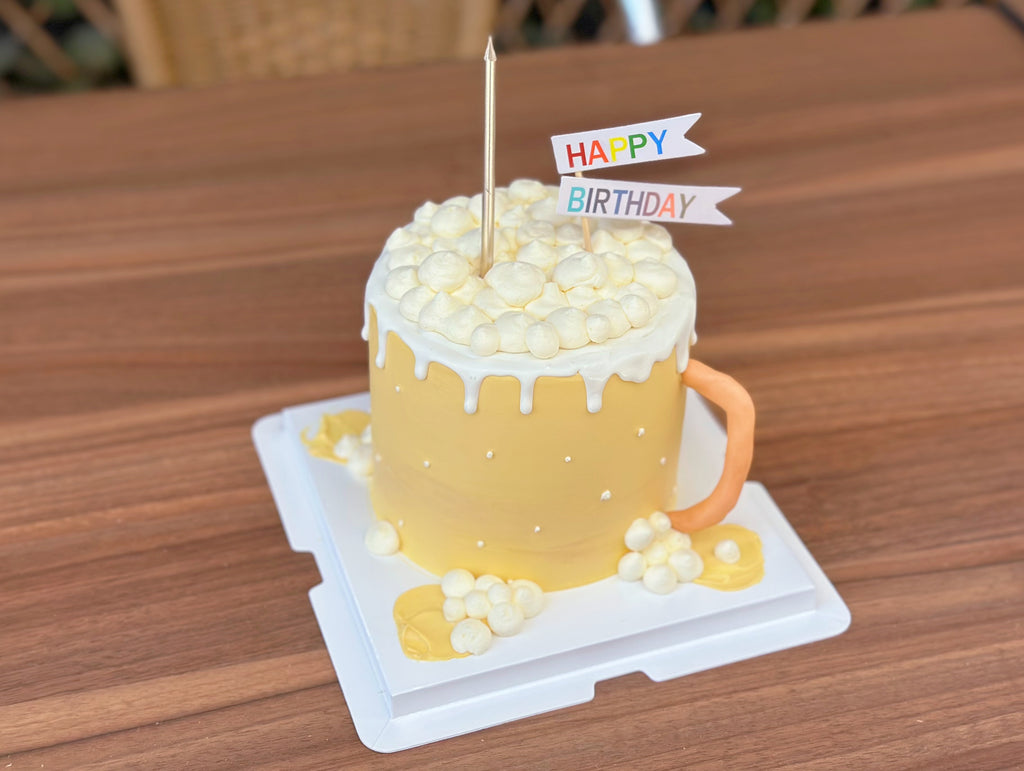 Beer cup cake
