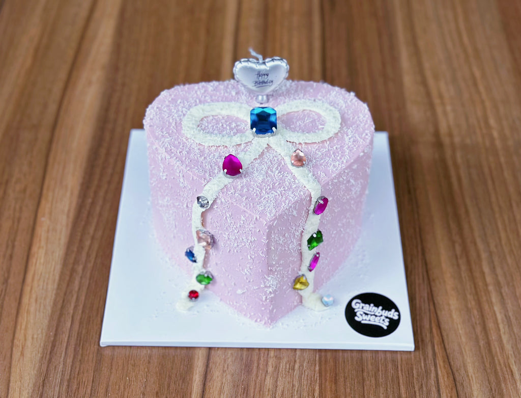 Diamond Heart Cake