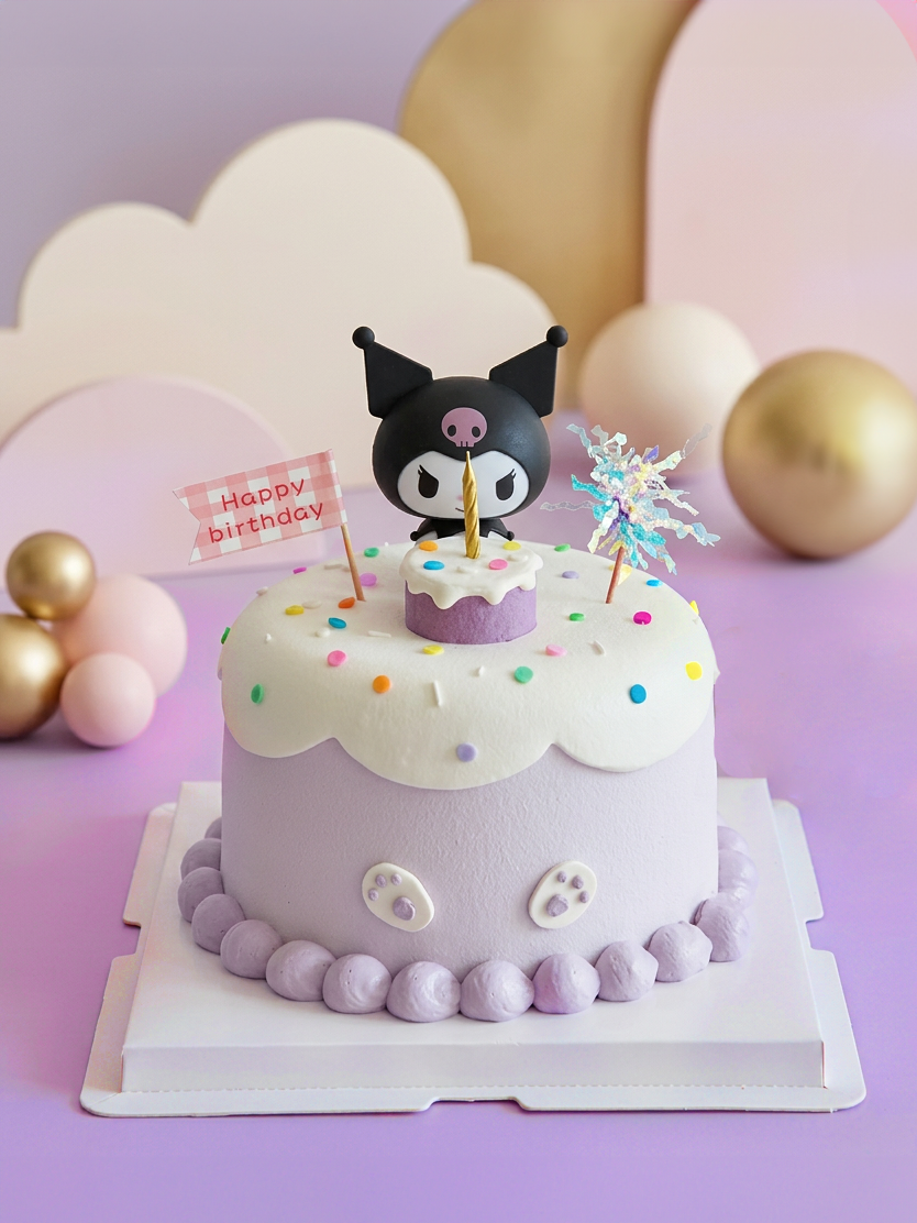 Kuromi Birthday Cake